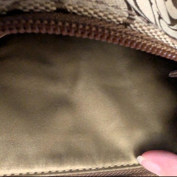 COACH PARK SIGNATURE JACQUARD SWINGPACK CROSSBODY BAG - Picture 4 of 5